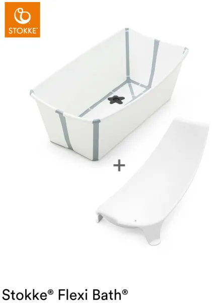 Flexi Bath e Newborn Support - branco