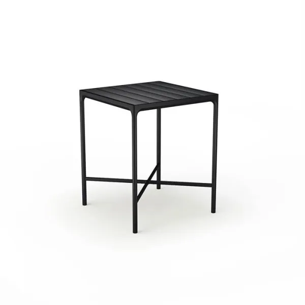 HOUE - FOUR mesa de bar 90x90 cm - Preto