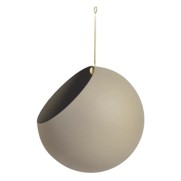 AYTM GLOBE Vaso de flores suspenso 32 cm Taupe