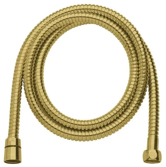 Damixa Mangueira de metal para chuveiro 1500 mm, latão escovado PVD