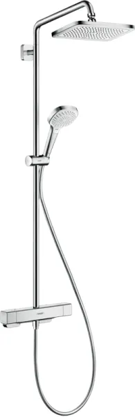 Hansgrohe Croma E Showerpipe 280 sistema de chuveiro, 1 tipo de jato, cromado