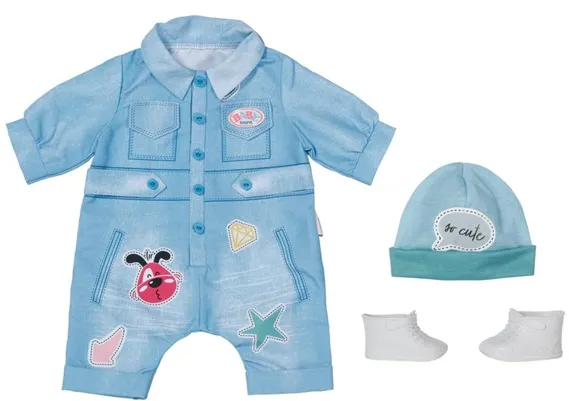 Baby Born Macacão Jeans Luxo 43 cm