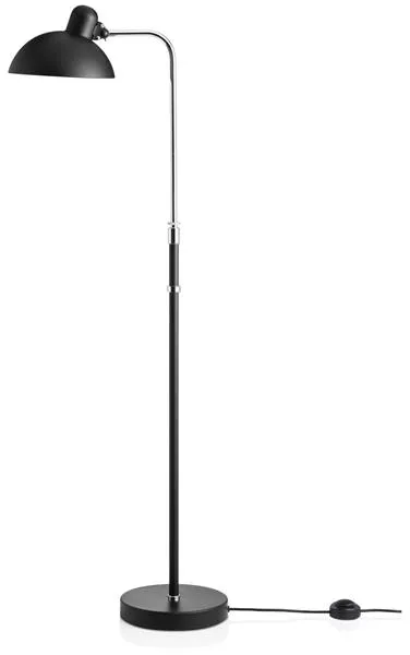 Fritz Hansen Kaiser Idell 6580 Luxus Luminária de Piso Preto Fosco