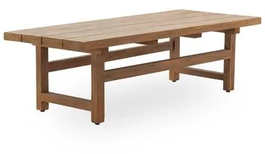 Sika-Design Julian Mesa de Centro para Exterior 140x55 cm Teca