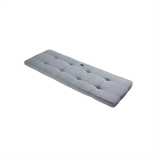 Almofada para banco de 3 lugares - 141 x 50 cm - Cinza