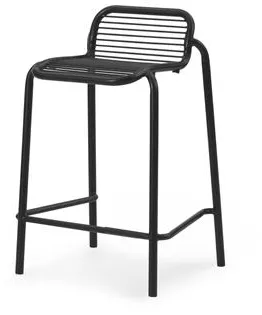 Normann Copenhagen Vig Banqueta H65 cm Preta