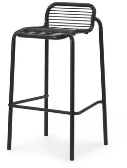 Normann Copenhagen Vig Banqueta H75 cm Preta