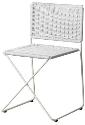 Santa & Cole Ramón Chair Cadeira de Exterior Natural Branca