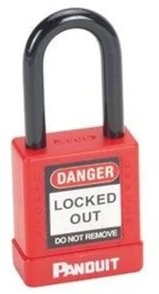 PANDUIT Cadeado não condutivo, Arco 38 mm