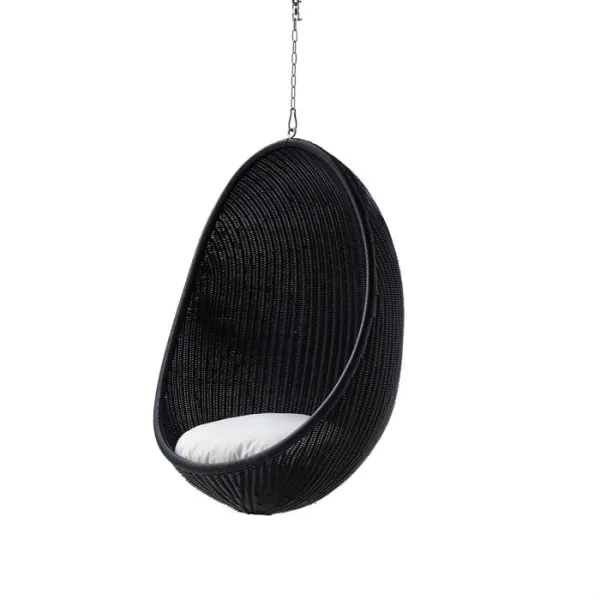 Sika Design Cadeira Suspensa - Preto - Incl. Almofada Bege B451