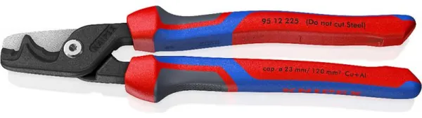 Knipex Tesoura de Cabos com degraus de corte StepCut XL
