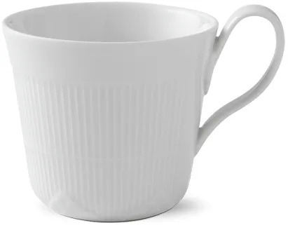 Royal Copenhagen Hvid Elements caneca com alça alta - 35 cl