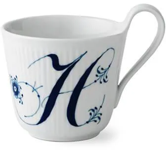 Royal Copenhagen Coleção Alfabeto caneca 33 cl - H