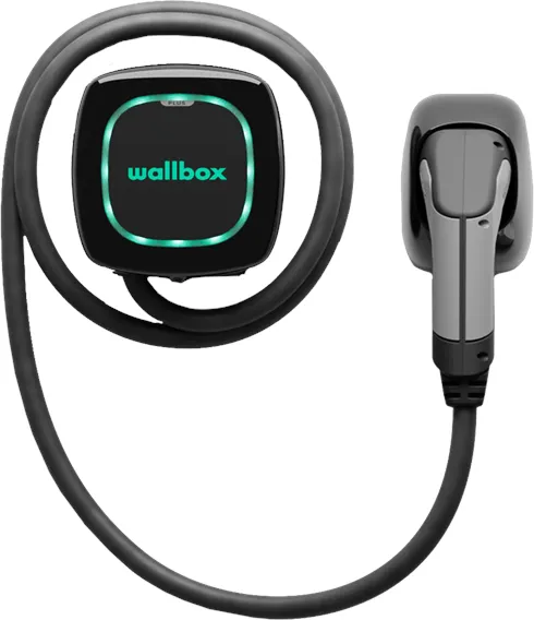 Wallbox Pulsar Plus caixa de carregamento com Wi-Fi, 22 kW, 5 metros, Tipo 2, preto