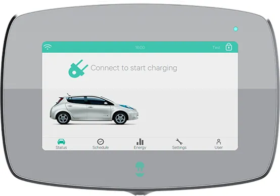 Wallbox Commander 2 caixa de carregamento com Wi-Fi, 22 kW, 5 metros, Tipo 2, branco
