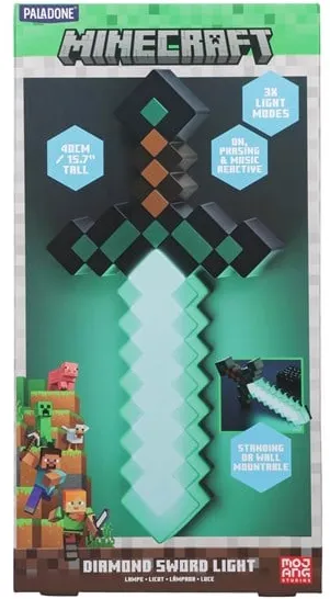 Paladone - Minecraft Diamond Sword Light - Lâmpadas