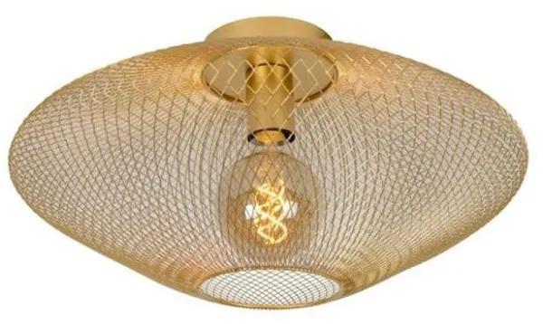 Lucide Mesh Luminária de Teto Ø45 Ouro/Latão Fosco