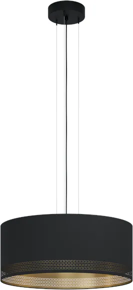 Luminária pendente EGLO ESTEPERRA preta