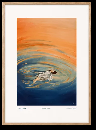 Peléton Contrasts 70x100 Pôster
