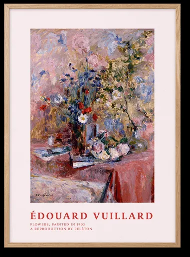 Peléton Flowers 70x100 Pôster