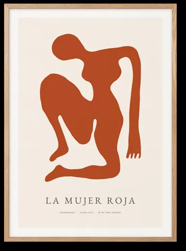 Peléton Red Woman 70x100 Pôster