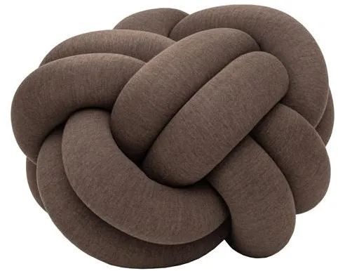Design House Stockholm Knot Almofada XL Marrom