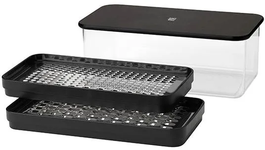 RIG-TIG GRATE-IT ralador com recipiente - Preto
