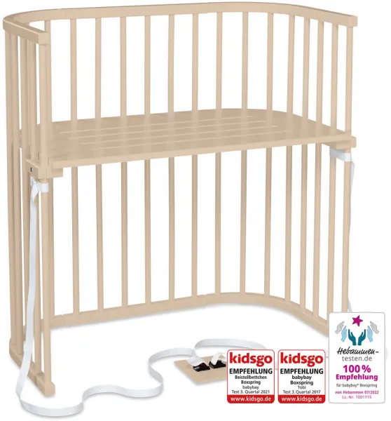 Boxspring berço lateral - bege