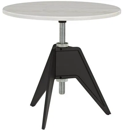 Mesa Lateral Tom Dixon Screw Ø60 Branca