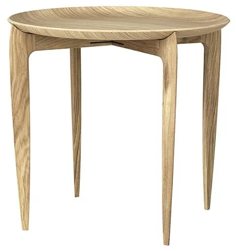 Fritz Hansen Tray Mesa de Centro Carvalho Ø45
