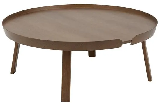 Muuto Around Mesa de Centro Marrom Escuro Extra Grande