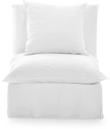 Gervasoni Ghost 06 Sofá Modular Sem Braços Lino Bianco