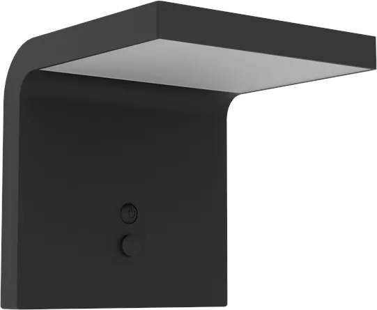 EGLO SPIANTE luz solar, preta