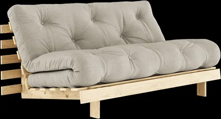 Karup Design Roots Sofá-cama c/ Colchão 160x200 914 Linho/Pinheiro