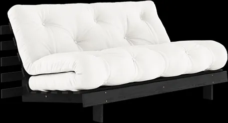 Karup Design Roots Sofá-cama com Colchão Roots 160x200 Natural/Preto Lacado