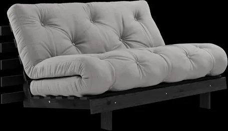 Karup Design Roots Sofá-cama c/ Colchão 140x200 746 Cinza Escuro/Pinheiro Preto
