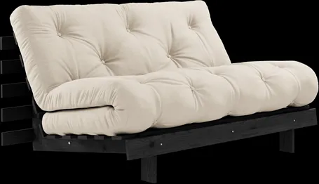 Karup Design Roots Sofá-cama C/ Colchão 140x200 747 Bege/Preto Pinheiro
