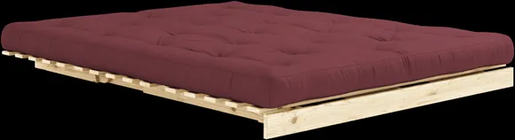 Karup Design Roots Sofá-cama C/ Colchão 160x200 710 Bordeaux/Pinho
