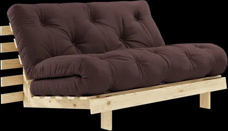 Karup Design Roots Sofá-cama c/ Colchão 140x200 715 Marrom/Pinheiro