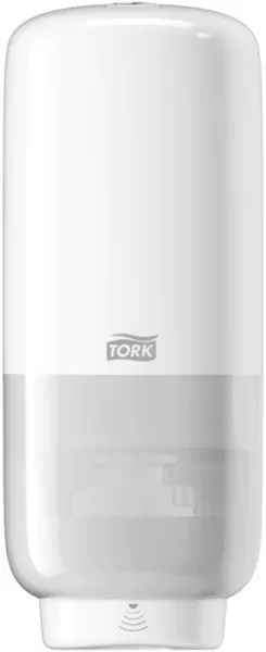 Dispenser Tork S4 para sabão em espuma, sem toque, plástico branco