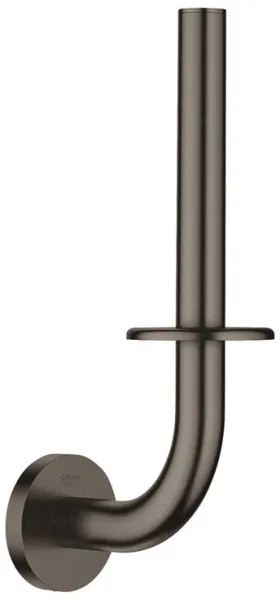 Grohe Essentials suporte de rolo de papel higiênico reserva, grafite escovado hard graphite