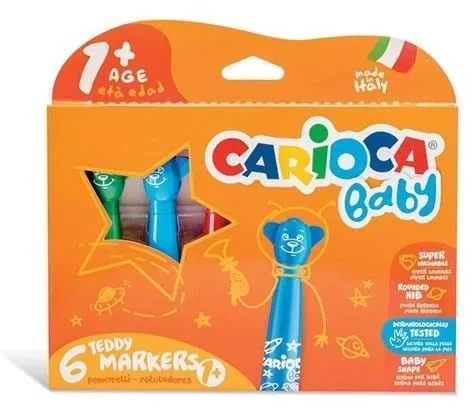 Carioca - Marker c/alça para bebês (6pcs) (809409)