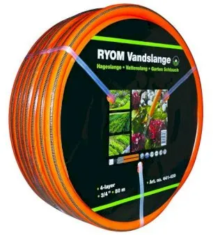 RYOM Mangueira de jardim - 4 camadas reforçadas