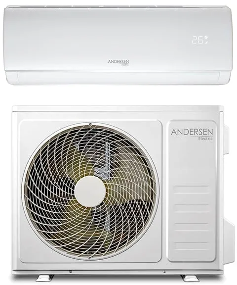 Andersen Electric AE 18000 bomba de calor ar/ar com WiFi, 6 kW, 5-135 m², branco