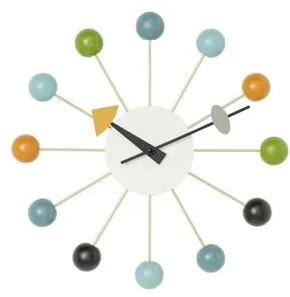 Vitra Ball Clock Relógio de Parede Multicolorido